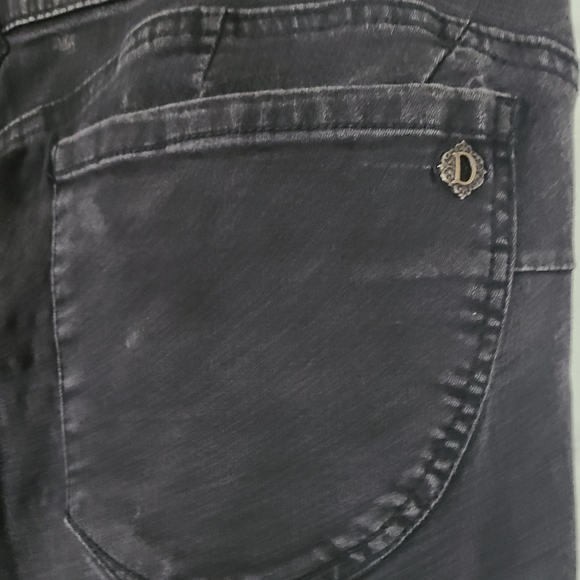 Democracy Woman's Streach Black Denim AB Solutions Booty Lift Jegging, Size: 14 - Picture 16 of 17